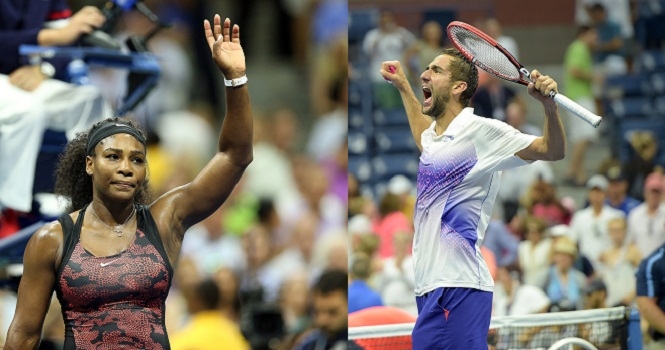 US Open 2015: Serena và Cilic vào bán kết
