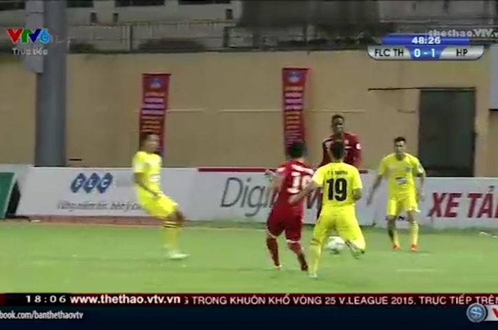 Video bàn thắng: Thanh Hóa 0-1 Hải Phòng (Vòng 25 - V.League 2015)