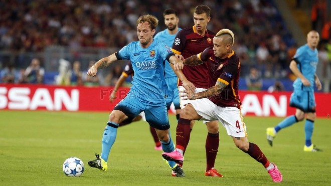 Video bàn thắng: Roma 1-1 Barcelona