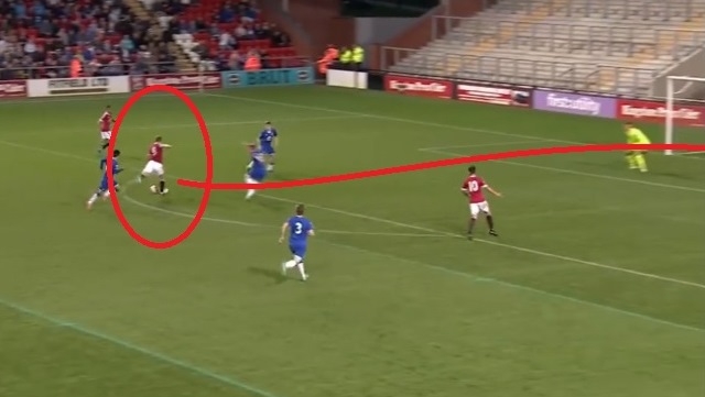 VIDEO: James Wilson ghi bàn đẳng cấp trong màu áo U21 Man United