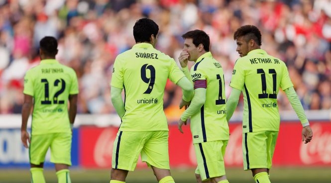 VIDEO: Messi-Neymar-Suarez đã thi đấu thế nào ở trận thua thảm Celta Vigo?