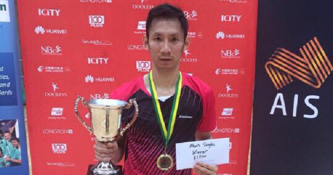 Tiến Minh vô địch giải Sydney International 2015