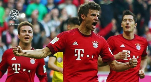 Highlights Bayern Munich 5-1 Dortmund: Lewandowski tỏa sáng