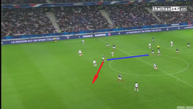 VIDEO: Cú chạm bóng kiến tạo tinh tế của Anthony Martial cho tuyển Pháp