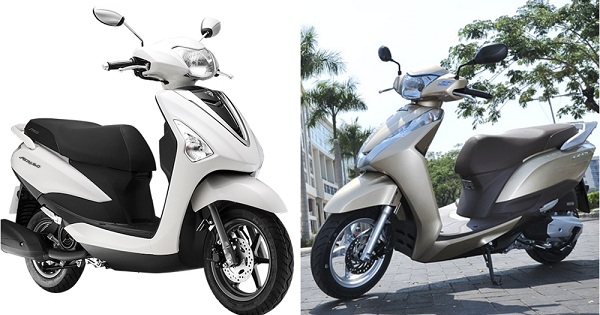 Chọn Yamaha Acruzo hay Honda LEAD?