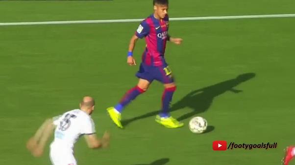 VIDEO: Skill khống chế bóng cực ảo của Neymar trước Vallecano