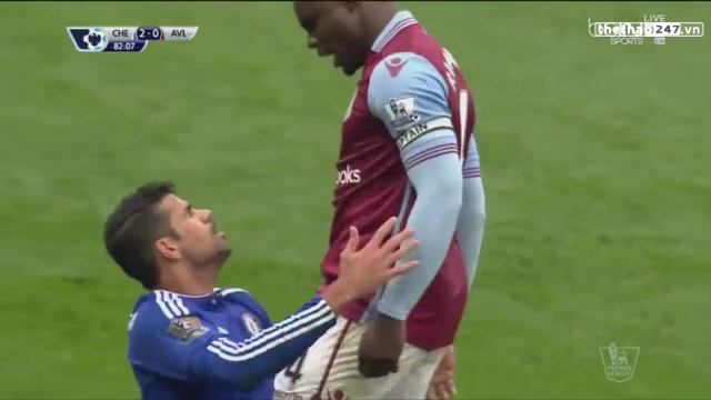 VIDEO: Khi Diego Costa ăn vạ gặp phải 'đối thủ cứng'