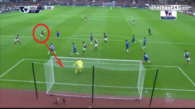 VIDEO: Zarate mở tỷ số sau cú sút trái phá vào lưới Chelsea