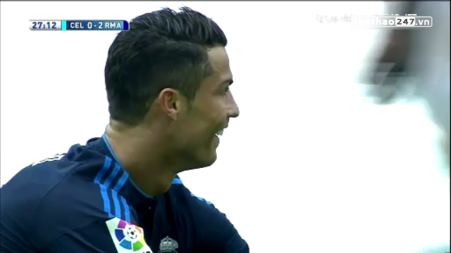 VIDEO: Pha vấp  ngã gây tranh cãi của Ronaldo ở trận gặp Celta Vigo