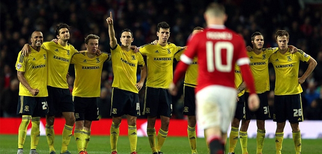 Rooney sút hỏng loạt luân lưu, MU thua đau Middlesbrough