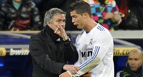 Hé lộ vụ Ronaldo và Mourinho cãi nhau tại Real