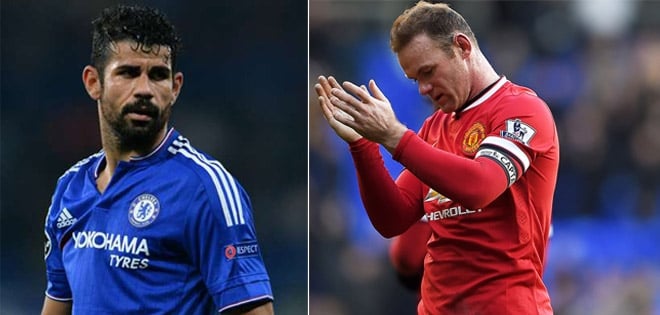 Bất ngờ: Rooney là fan hâm mộ lớn của Diego Costa