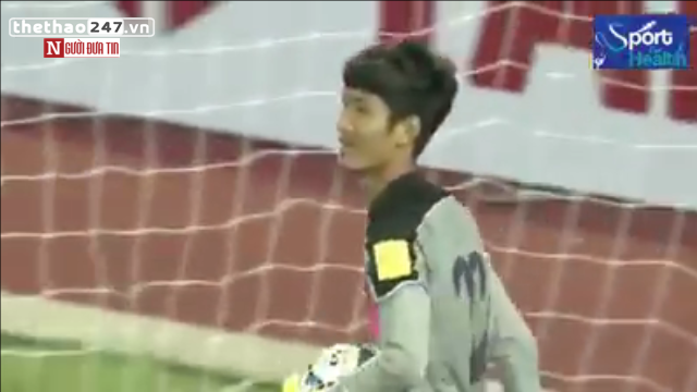 VIDEO: Pha cản phá penalty cực chất của thủ môn Campuchia trước Nhật Bản