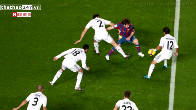 VIDEO: Messi và những màn trình diễn làm 'run sợ' Bernabeu ở Siêu kinh điển