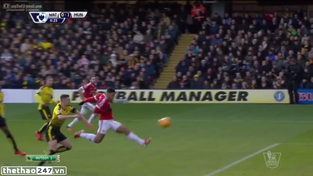 VIDEO: Depay đệm bóng tinh tế mở tỷ số cho Man Utd