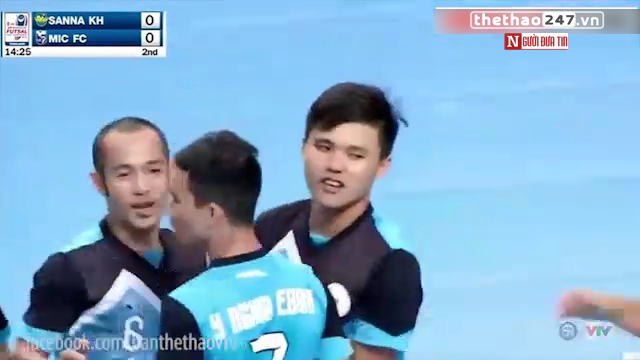 Video Futsal: Sanna Khánh Hòa 1-1 MIC FC (Giải vô địch Đông Nam Á 2015)