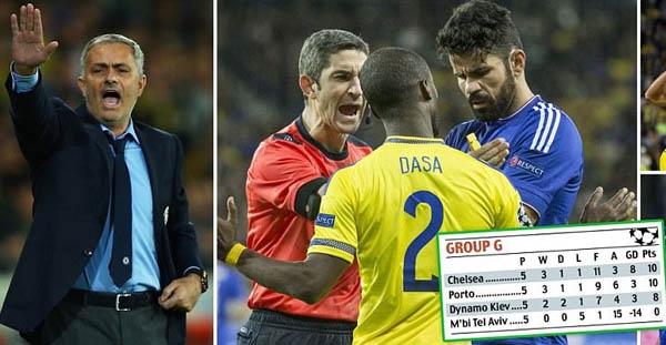 Costa tranh cãi nảy lửa với HLV Mourinho ngay giữa trận đấu