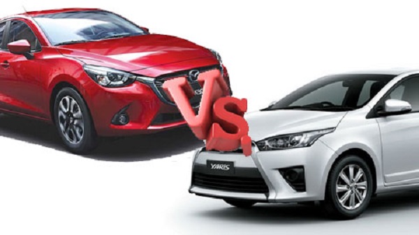 Cuộc chiến ấn tượng của mẫu xe đô thị cỡ nhỏ Toyota Yaris và Mazda2