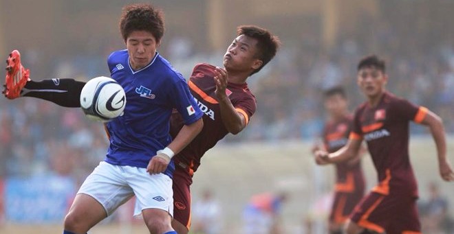 Video clip bàn thắng U23 Việt Nam - JFL Selection (12/12/2015)