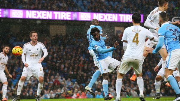 Video clip bàn thắng: Man City 2-1 Swansea (Vòng 16 Ngoại hạng Anh)