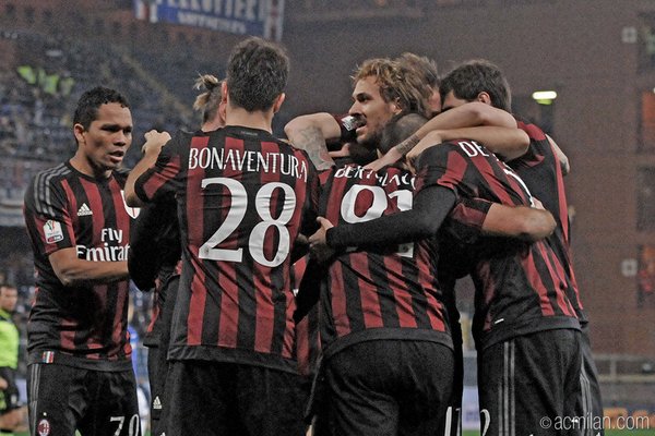 Video bàn thắng: Sampdoria 0-2 AC Milan (Coppa Italia)