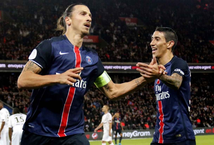 VIDEO: Cú đúp siêu phẩm của song sát Ibrahimovic - Di Maria ở vòng 19 Ligue 1