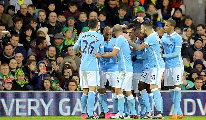 Dễ dàng hạ Norwich, Man City vào vòng 4 FA Cup