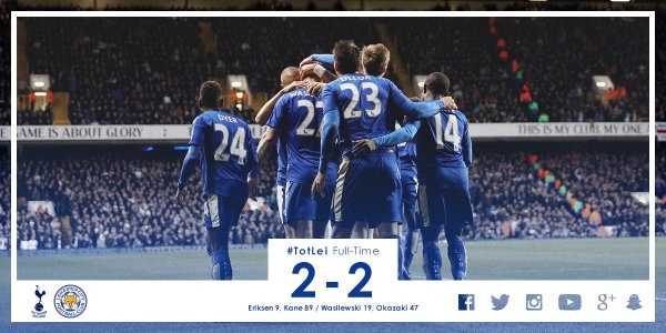 Video bàn thắng: Tottenham 2-2 Leicester (Vòng 3 FA Cup)