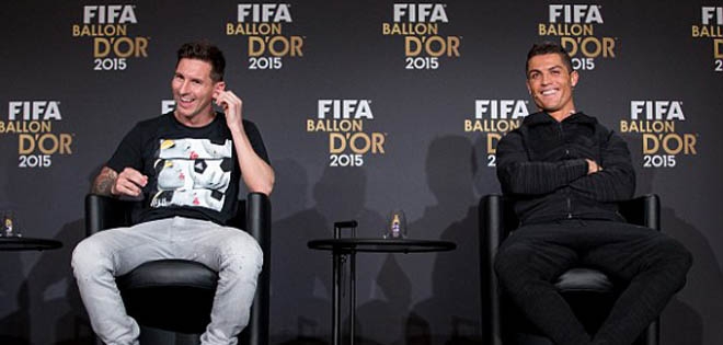 Messi không bầu Neymar, Ronaldo không chọn Bale giành QBV 2015