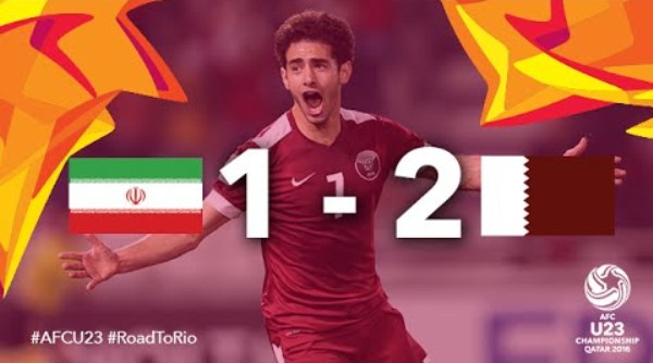 Video bàn thắng: Iran 1-2 Qatar (VCK U23 châu Á 2016)