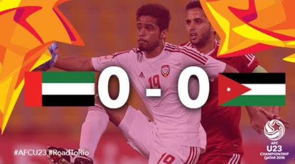 Video bàn thắng: UAE 0-0 Jordan (VCK U23 châu Á 2016)