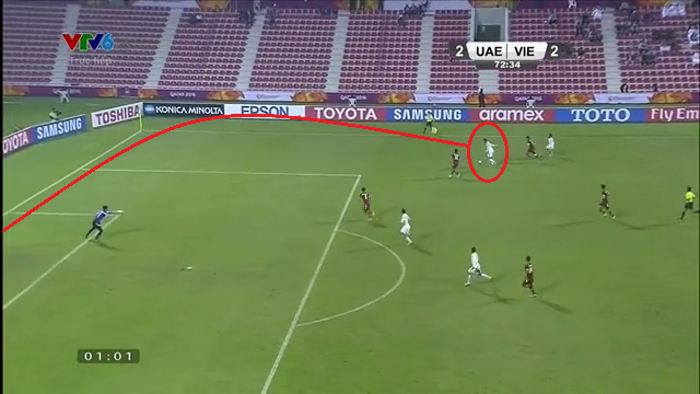 VIDEO: Cú lốp bóng thành bàn từ khoảng cách khó tin của cầu thủ U23 UAE