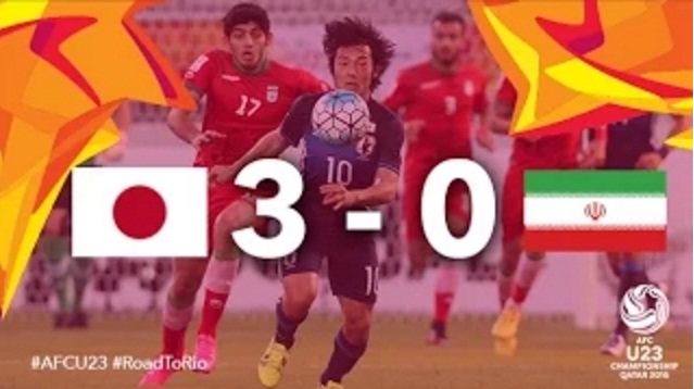 Video bàn thắng: Nhật Bản 3-0 Iran (VCK U23 châu Á 2016)