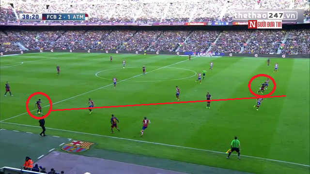 VIDEO: 2 pha phối hợp ghi bàn trùng hợp đến khó tin của cặp đôi Alves - Suarez