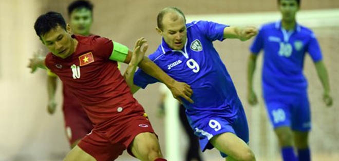 ĐT futsal VN khởi đầu giấc mơ World Cup bằng trận hòa Uzbekistan