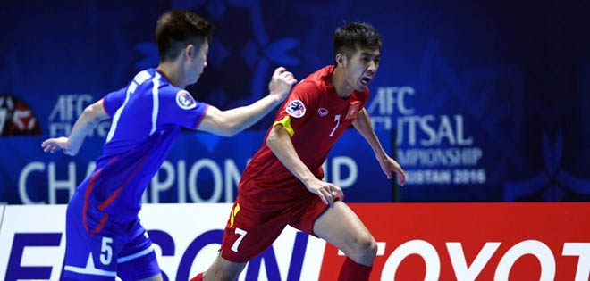 Tuyển futsal Việt Nam ra quân thắng lợi tại giải châu Á