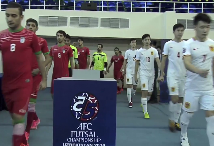 Video Futsal: Trung Quốc 0-7 Iran (Giải VĐ châu Á 2016)