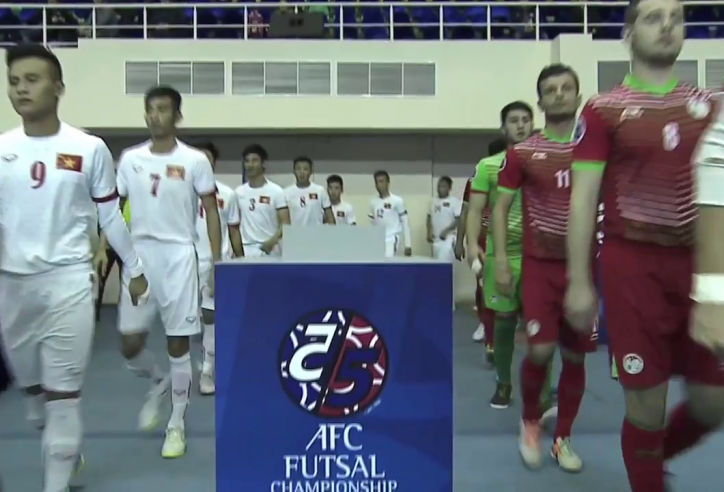 Video Futsal: Việt Nam 8-1 Tajikistan (Giải VĐ châu Á 2016)
