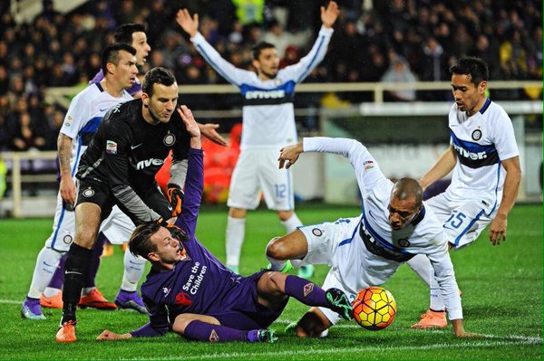 Video bàn thắng: Fiorentina 2-1 Inter Milan (Vòng 25 Serie A)