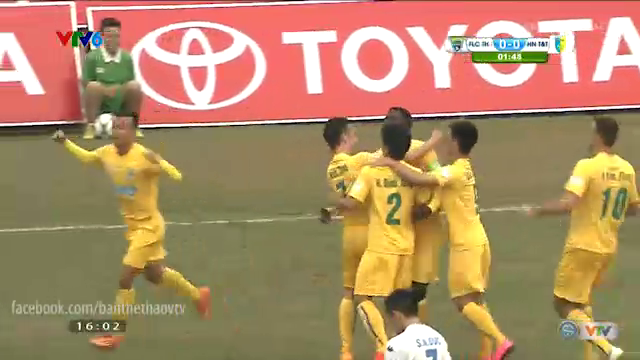 Video bàn thắng: Thanh Hóa 3-0 Hà Nội T&T (Vòng 1 V-League 2016)