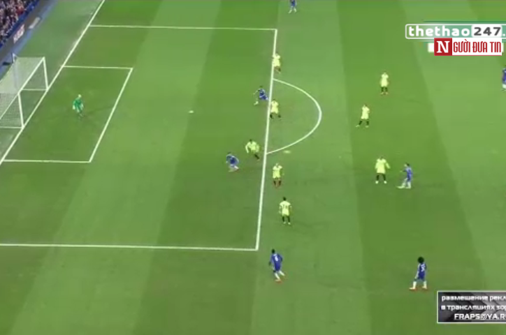 VIDEO: Tình huống phối hợp ghi bàn cực hay của các cầu thủ Chelsea