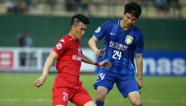 Video bàn thắng: Bình Dương 1-1 Jiangsu Suning (Vòng bảng AFC Champions League)