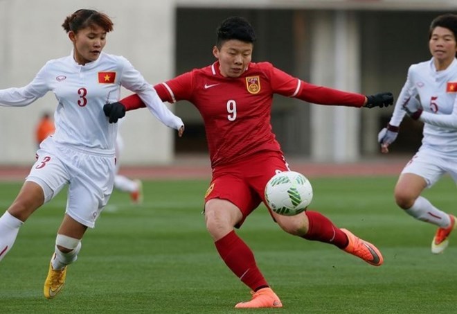 Video bàn thắng: Nữ Việt Nam 0-2 Nữ Trung Quốc (Vòng loại Olympic 2016)