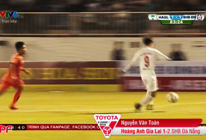 VIDEO: Văn Toàn lọt top 5 skill ấn tượng nhất vòng 2 V-League