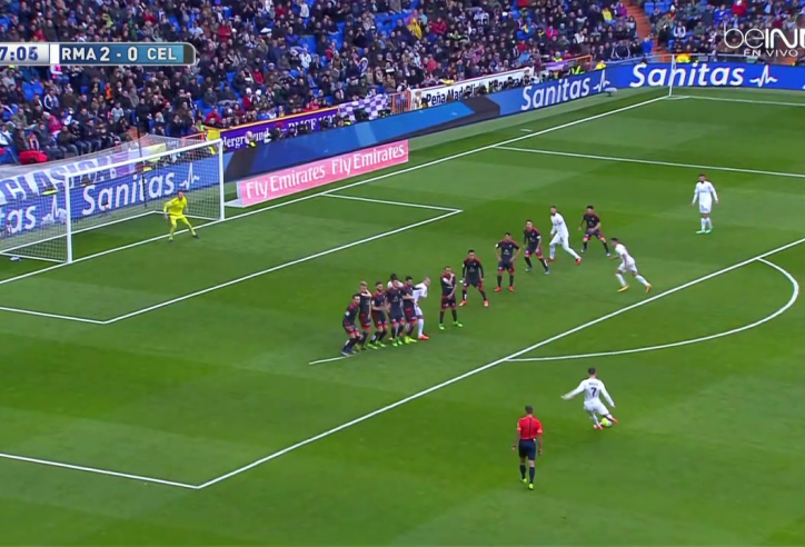 VIDEO: Siêu phẩm sút phạt khiến thủ môn đứng nhìn của Ronaldo