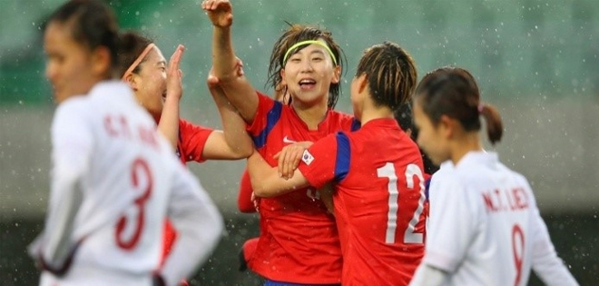 Nữ VN thua Hàn Quốc 0-4 trong trận chia tay VL Olympic 2016