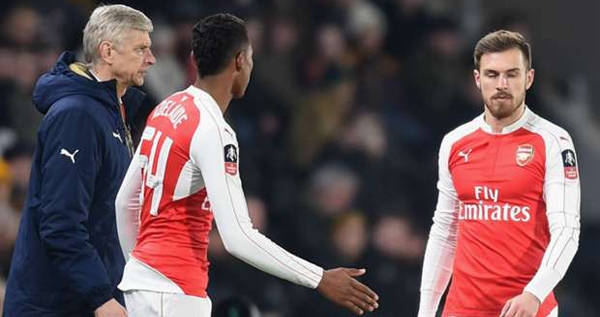 Arsenal nhiều khả năng mất Ramsey đến hết mùa