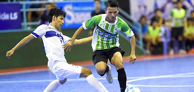 VL giải Futsal vô địch QG 2016: Chủ nhà V&V Quảng Nam thắng trận mở màn