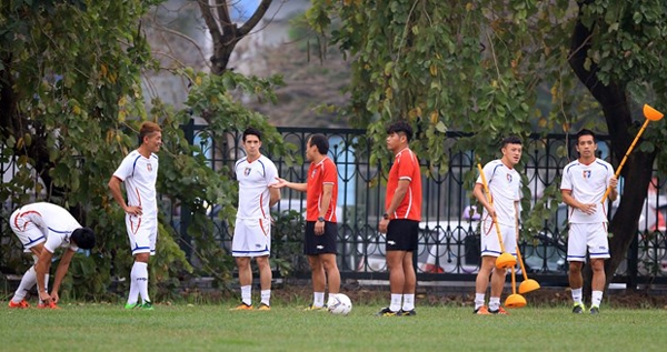 ĐT Đài Loan luyện đấu pháp mới đấu tuyển Việt Nam