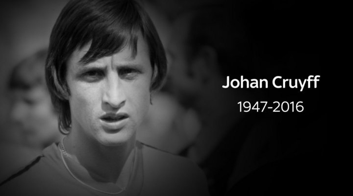 Huyền thoại Johan Cruyff qua đời vì ung thư